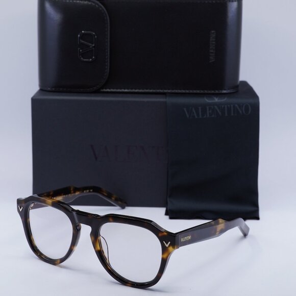 Valentino V-TALE II VLX-139B Aviator Eyeglasses 52mm - Havana - Picture 1 of 10